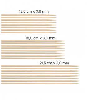 Καλαμάκια Bamboo 3mm