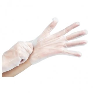 T.P.E. γάντια μιας χρήσης διάφανα